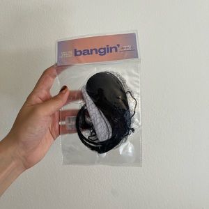 INH Selena Clip in Bangs - Black Brown, Synthetic Hair